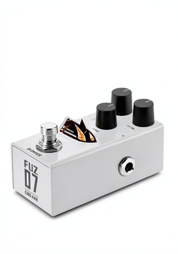 Embark 07 Fuzz Pedal Black White Analog Guitar-2