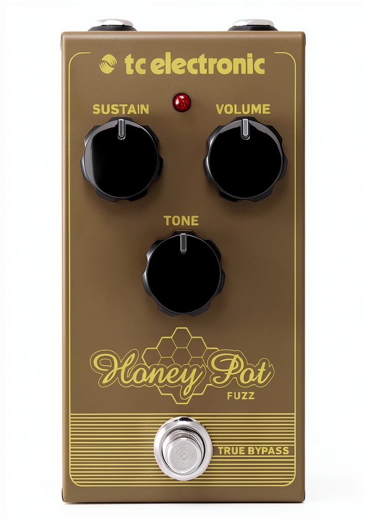 Installing Honey Pot Fuzz Pedal Metal Chassis on a wooden desk