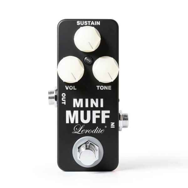 Mini Muff Guitar Effect Pedal Black Electric Guitar-1