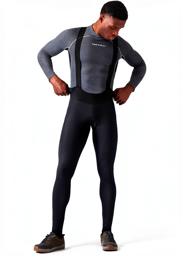 Castelli Mens Cycling Bib Pants Thermoflex