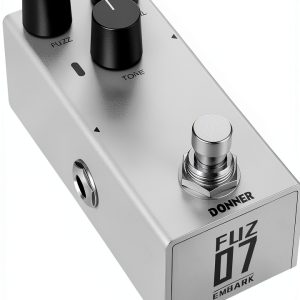 Embark 07 Fuzz Pedal Black White Analog Guitar-0