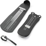 DJRDym Foot Measuring Device Black Adult Shoe Size Tool Model DD330001-0