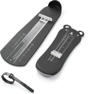 DJRDym Foot Measuring Device Black Adult Shoe Size Tool Model DD330001-0