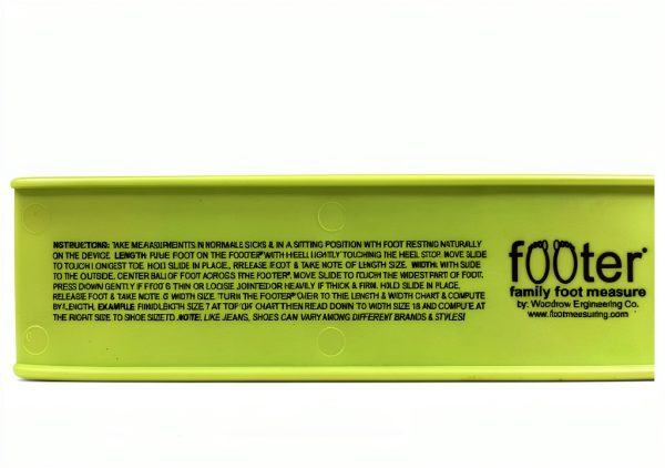 Footer Family Foot Measure Portable Shoe Sizer for Kids & Adults-5