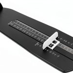 Kids Foot Measuring Device by NIhtian Sturdy Plastic Shoe Size Tool-0