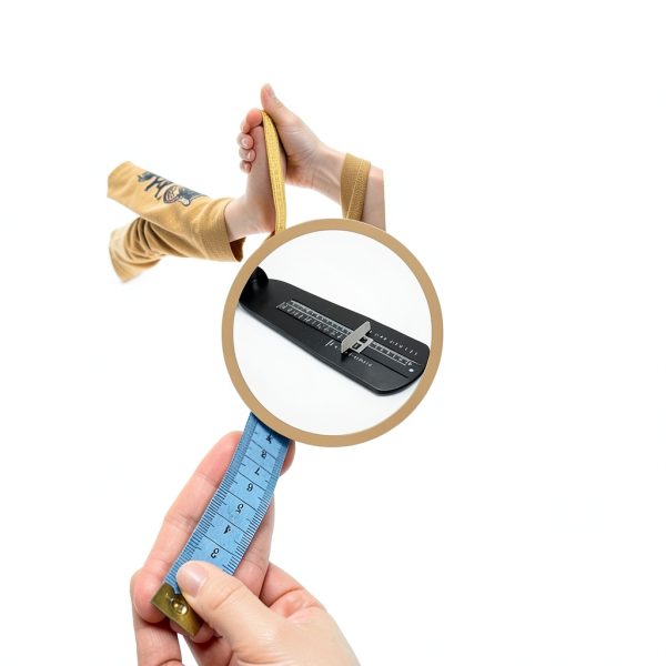 DJRDym Foot Measuring Device Black Adult Shoe Size Tool Model DD330001-7