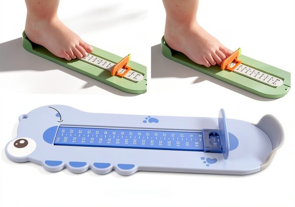 Healeved Kids Foot Measuring Device Blue Medium – Accurate ABS Plastic-6