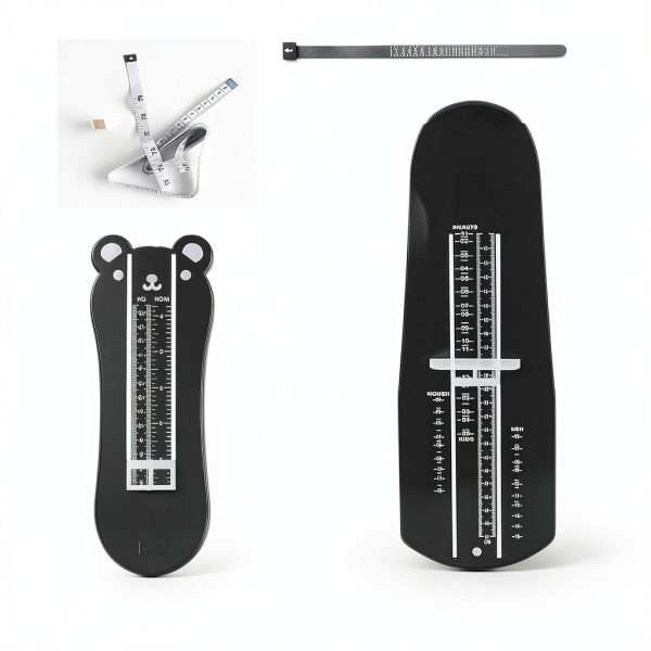 DJRDym Foot Measuring Device Black Adult Shoe Size Tool Model DD330001-2