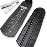Swuthy Foot Measuring Device Portable Shoe Sizer with Bonus Width Tape-0