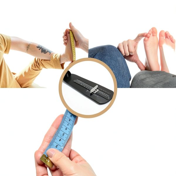 Kids Foot Measuring Device by NIhtian Sturdy Plastic Shoe Size Tool-5