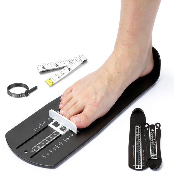 DJRDym Foot Measuring Device Black Adult Shoe Size Tool Model DD330001-4