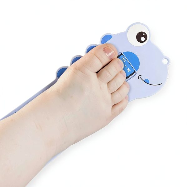 Healeved Kids Foot Measuring Device Blue Medium – Accurate ABS Plastic-7