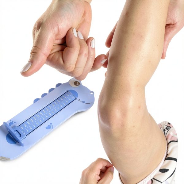 Healeved Kids Foot Measuring Device Blue Medium – Accurate ABS Plastic-2