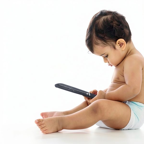 Kids Foot Measuring Device by NIhtian Sturdy Plastic Shoe Size Tool-1