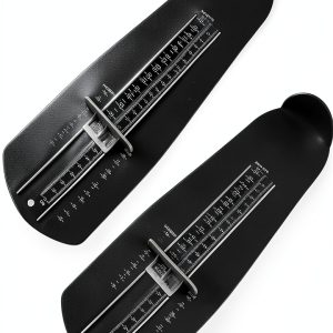 Foot Measurement Device 2-Pack Black by FitPro Durable ABS Shoe Sizer-0